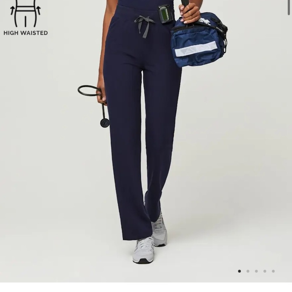 Figs Women's Navy High Waisted Joggers